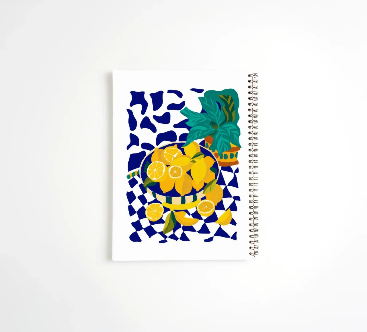 Zitrone Pop Art Ringbuch von Silk Palette