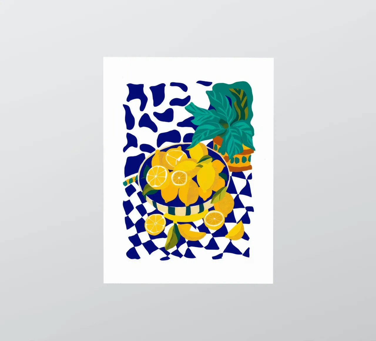 Zitrone Pop Art Sticker von Silk Palette