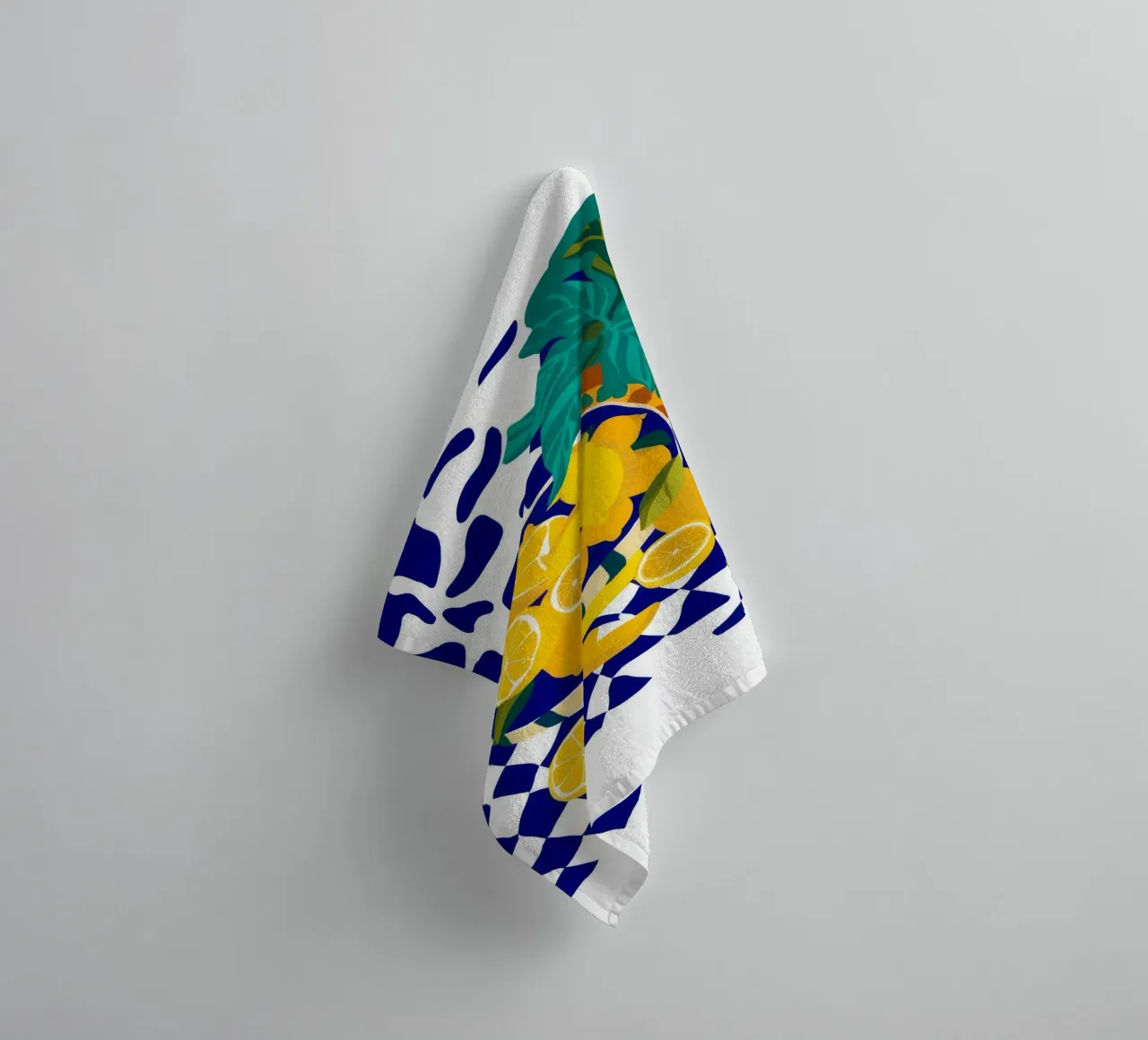 Zitrone Pop Art Handtuch von Silk Palette