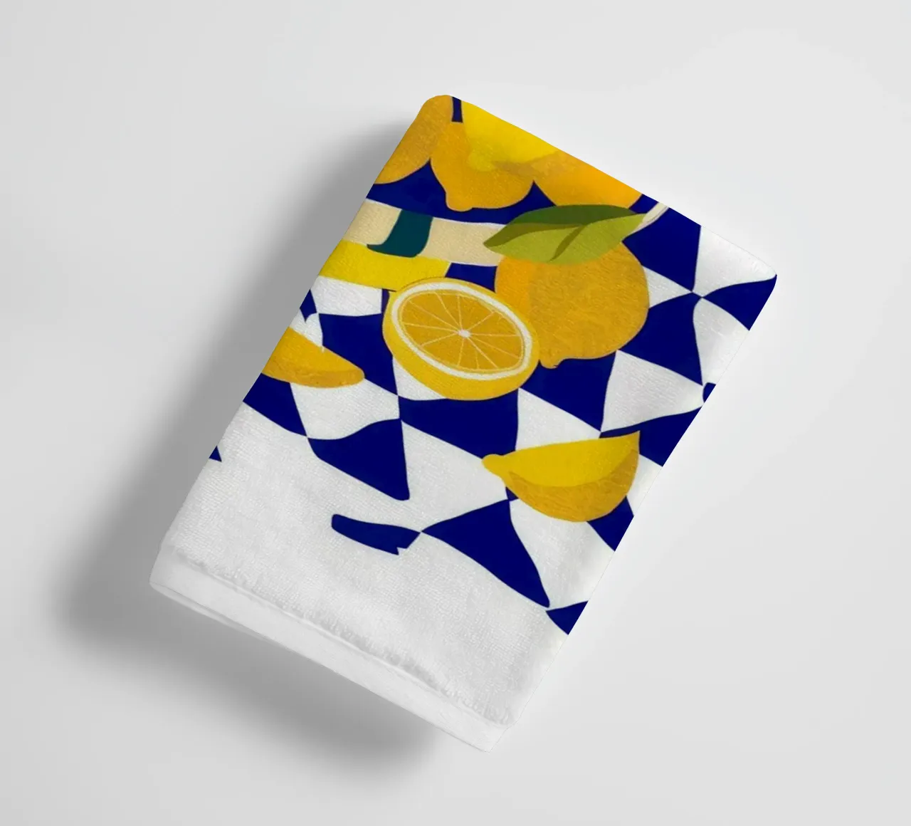 Zitrone Pop Art Handtuch von Silk Palette