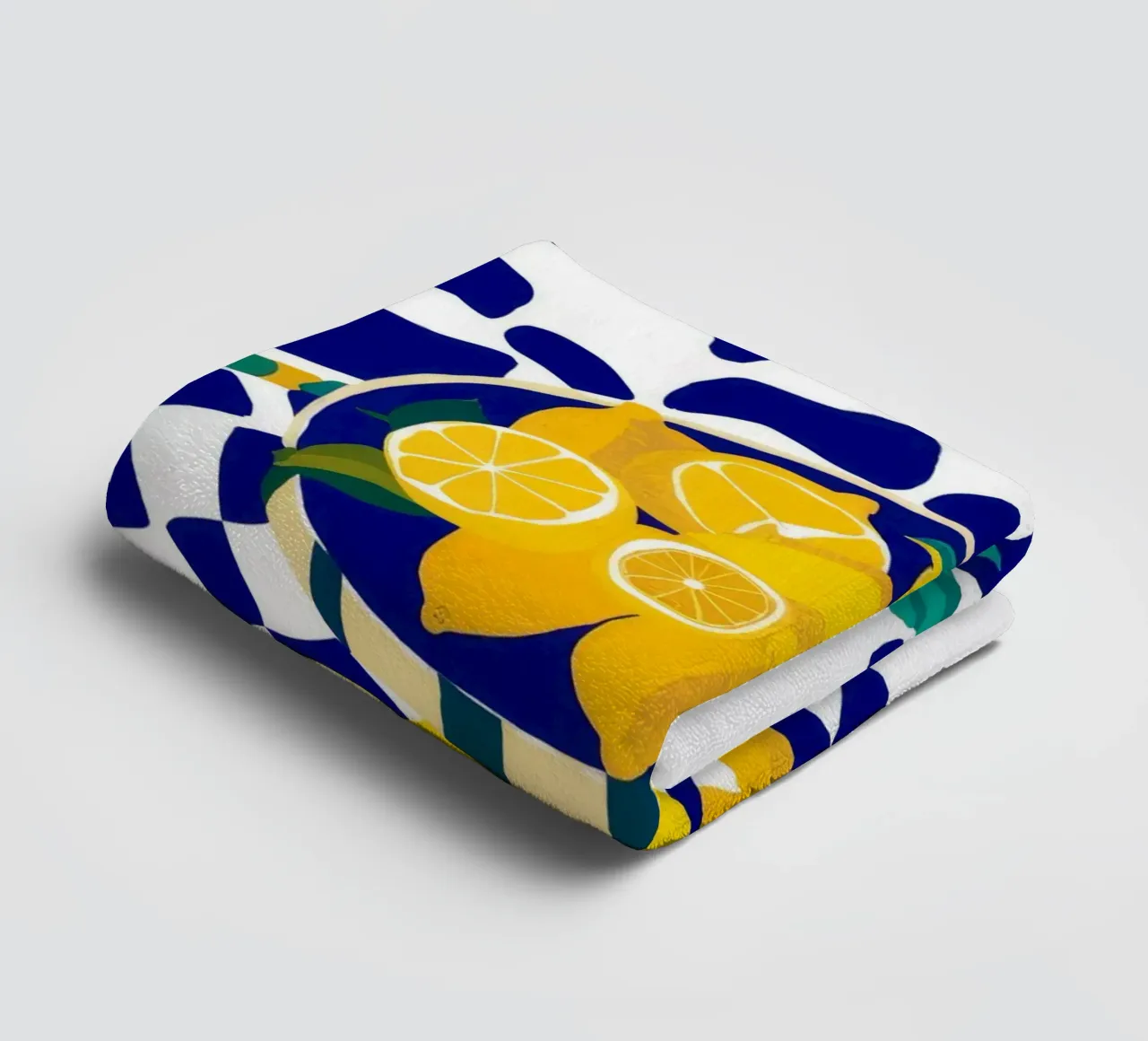 Zitrone Pop Art Handtuch von Silk Palette