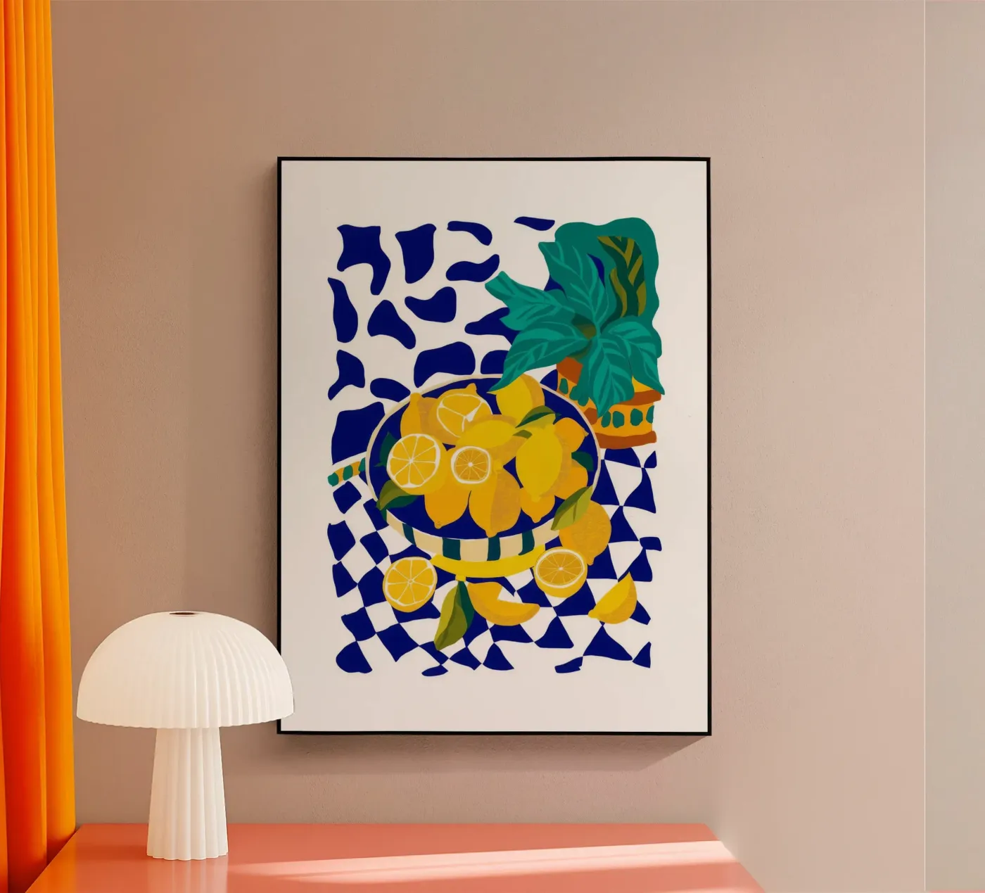 Lemon Pop Art plexiglass da Silk Palette