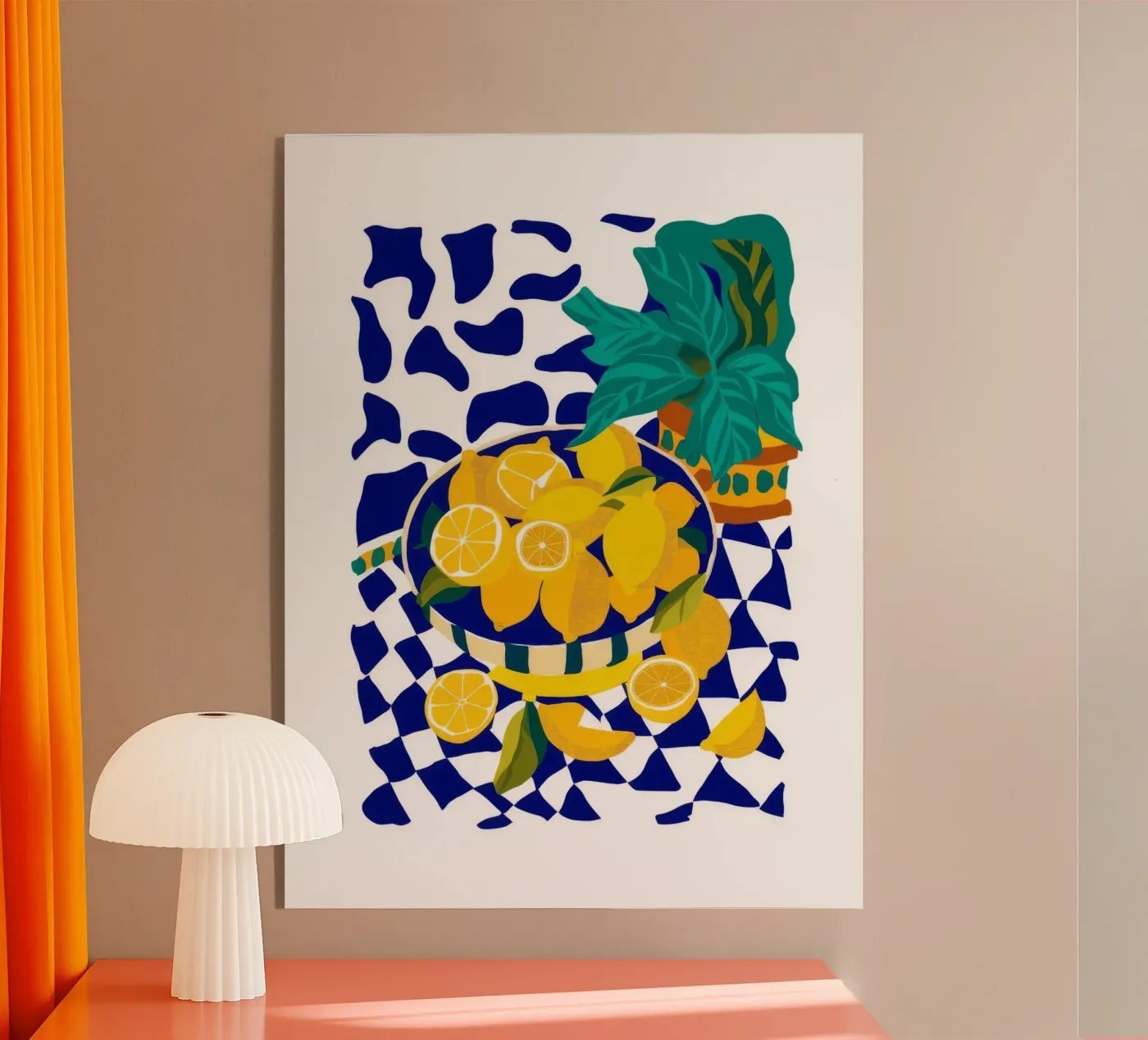 Lemon Pop Art plexiglass da Silk Palette