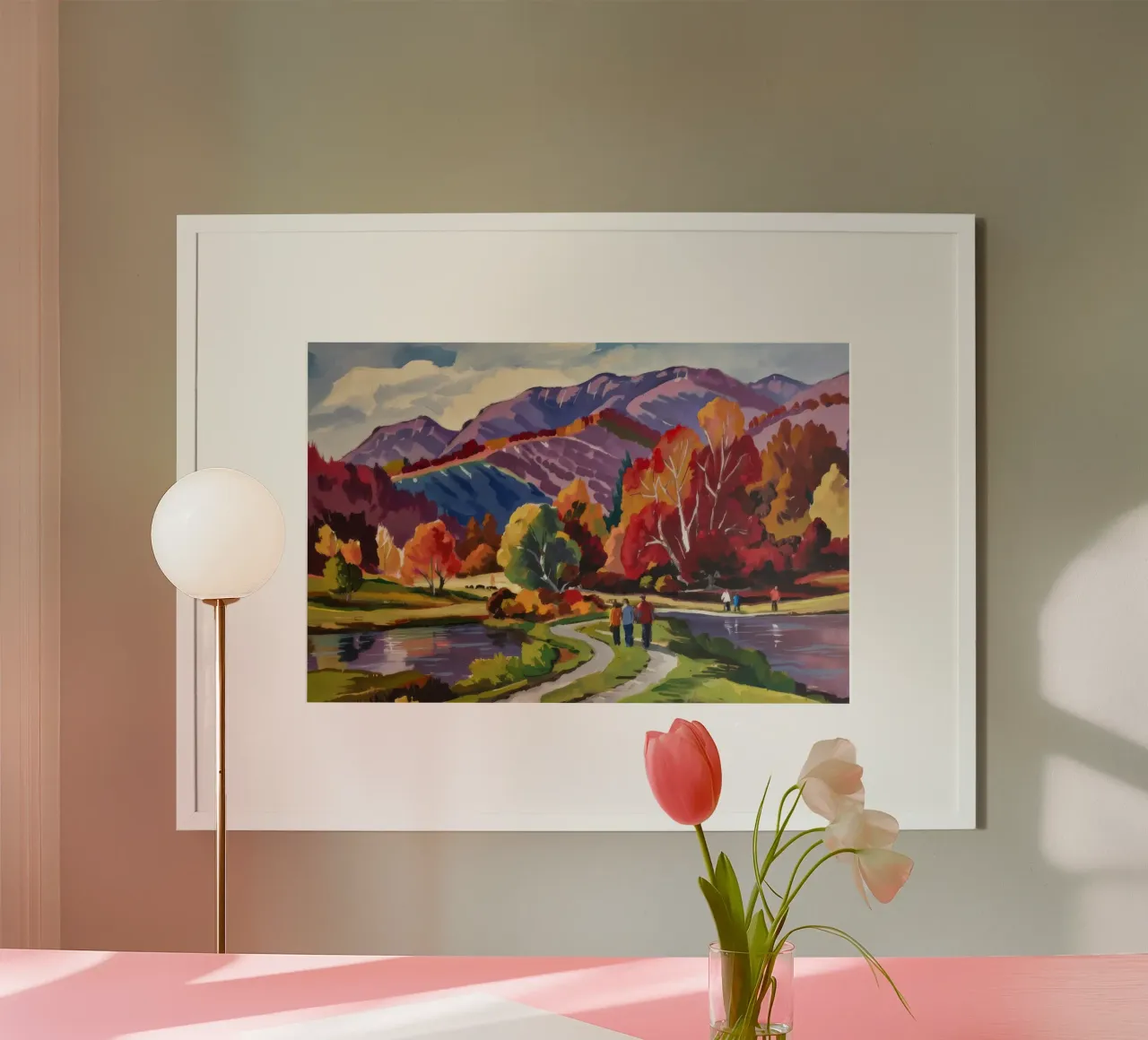 Specchio del lago d'autunno carta hahnemühle da Celestial Harmony