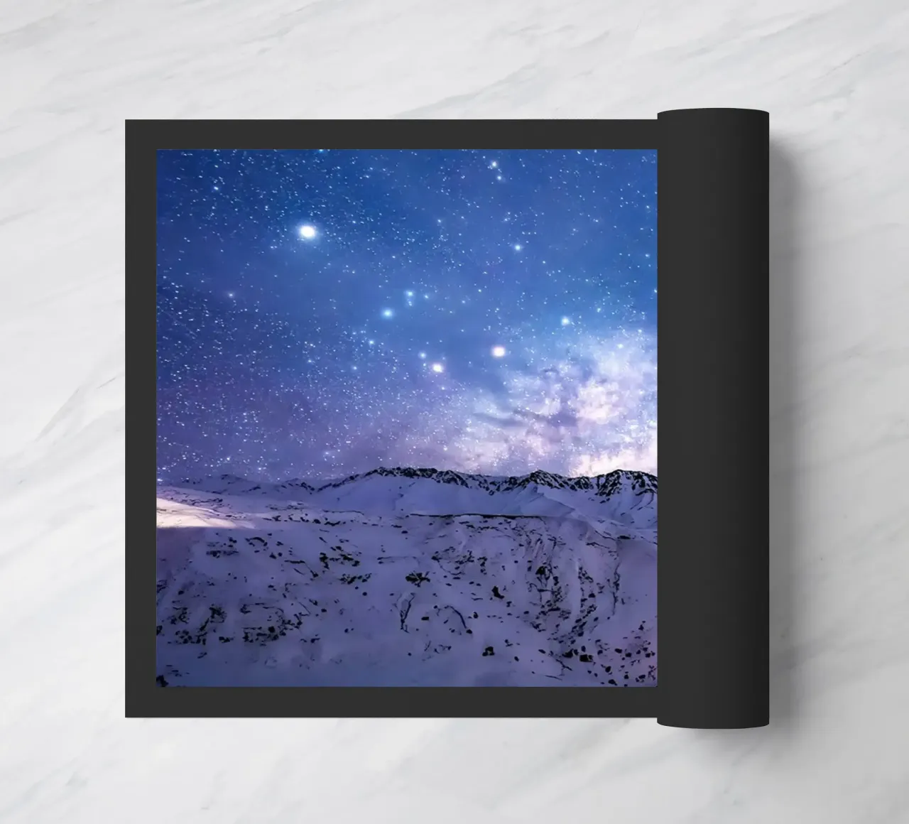 paesaggio notturno strada sentiero luminoso zerbino da space words