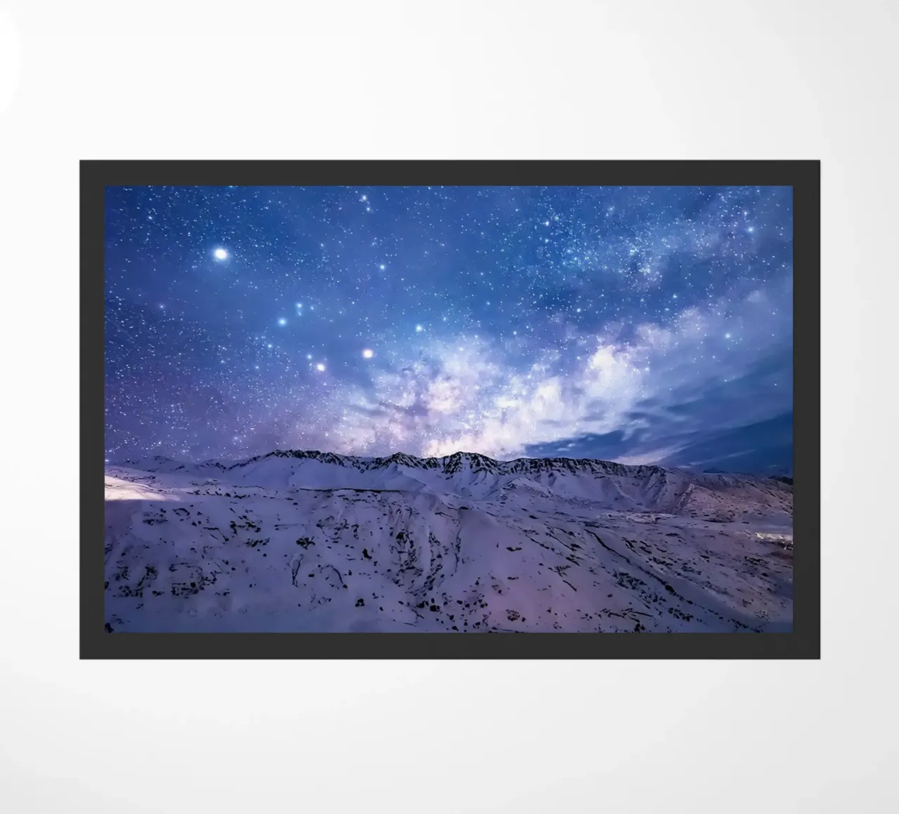 paesaggio notturno strada sentiero luminoso zerbino da space words