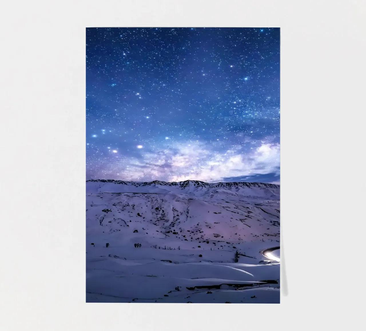 nightscape road light trail sticker sheet by space words