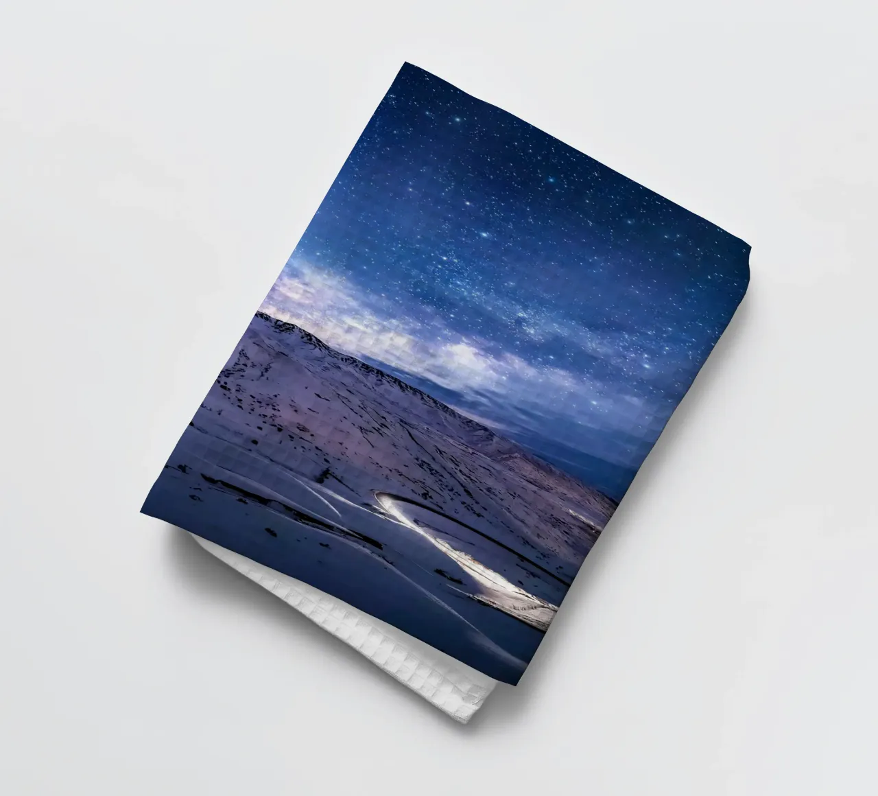paesaggio notturno strada sentiero luminoso canovaccio da cucina da space words