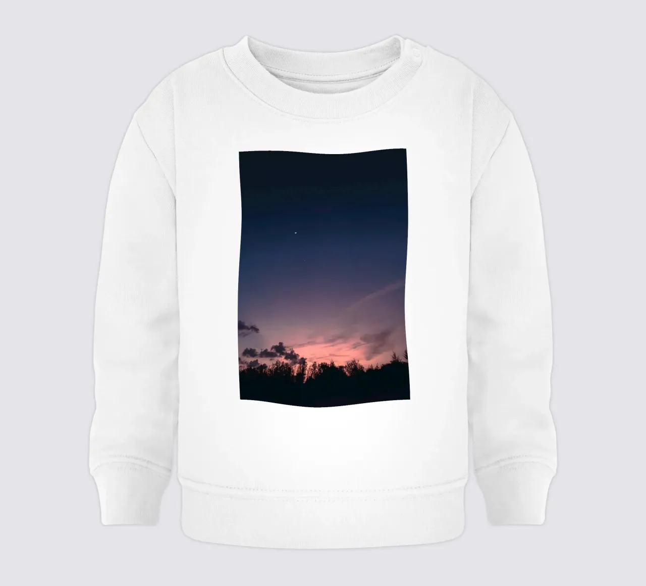 schaduwen avond baby sweatshirt van space words