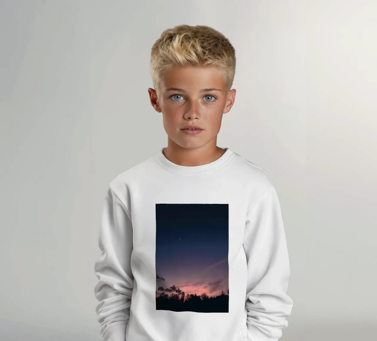 schaduwen avond kinder sweatshirt van space words