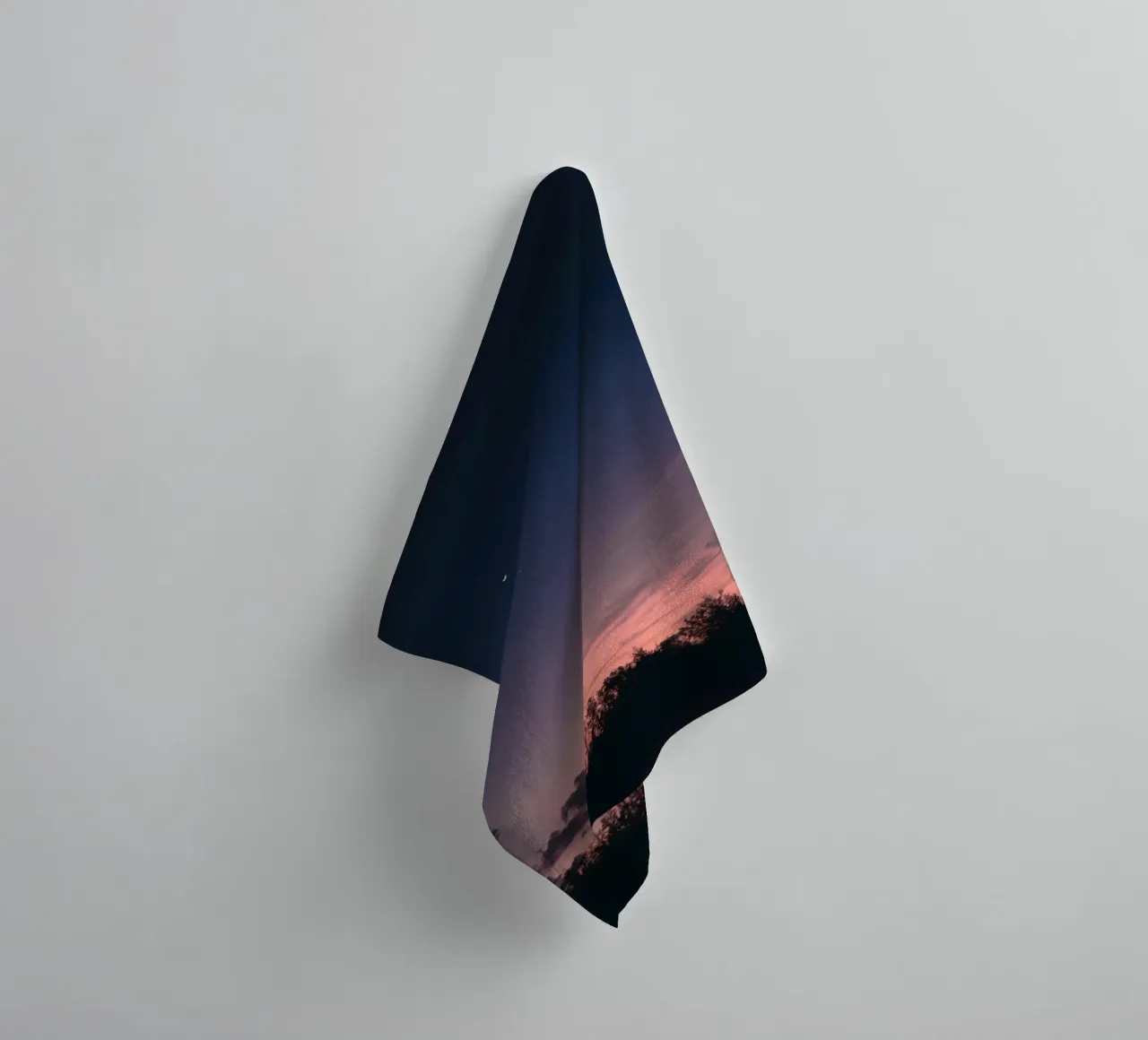 ombre sera asciugamano da bagno da space words