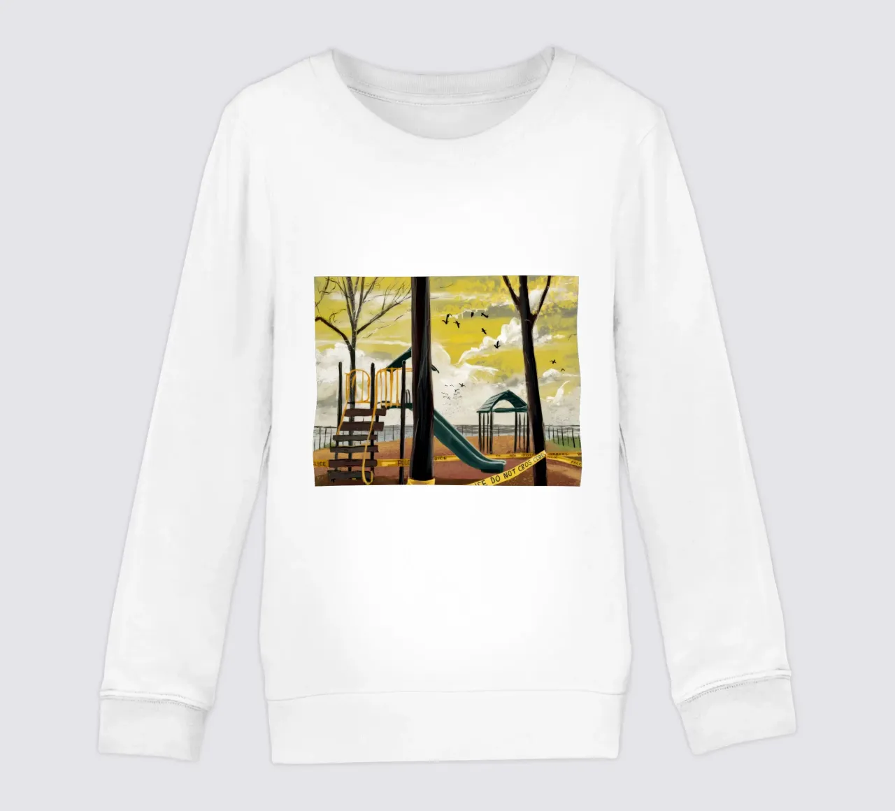 Parco giochi in inverno felpa bambino da Silk Palette