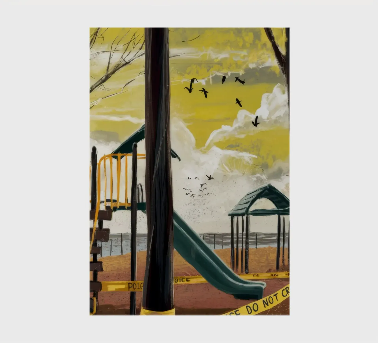Playground in Winter notebook by Silk Palette