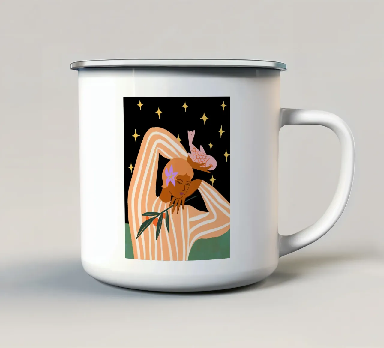 Balance tazza in smalto da Arty Guava