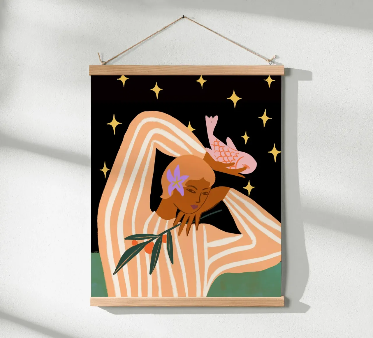 Balance poster con telaio in plastica da Arty Guava