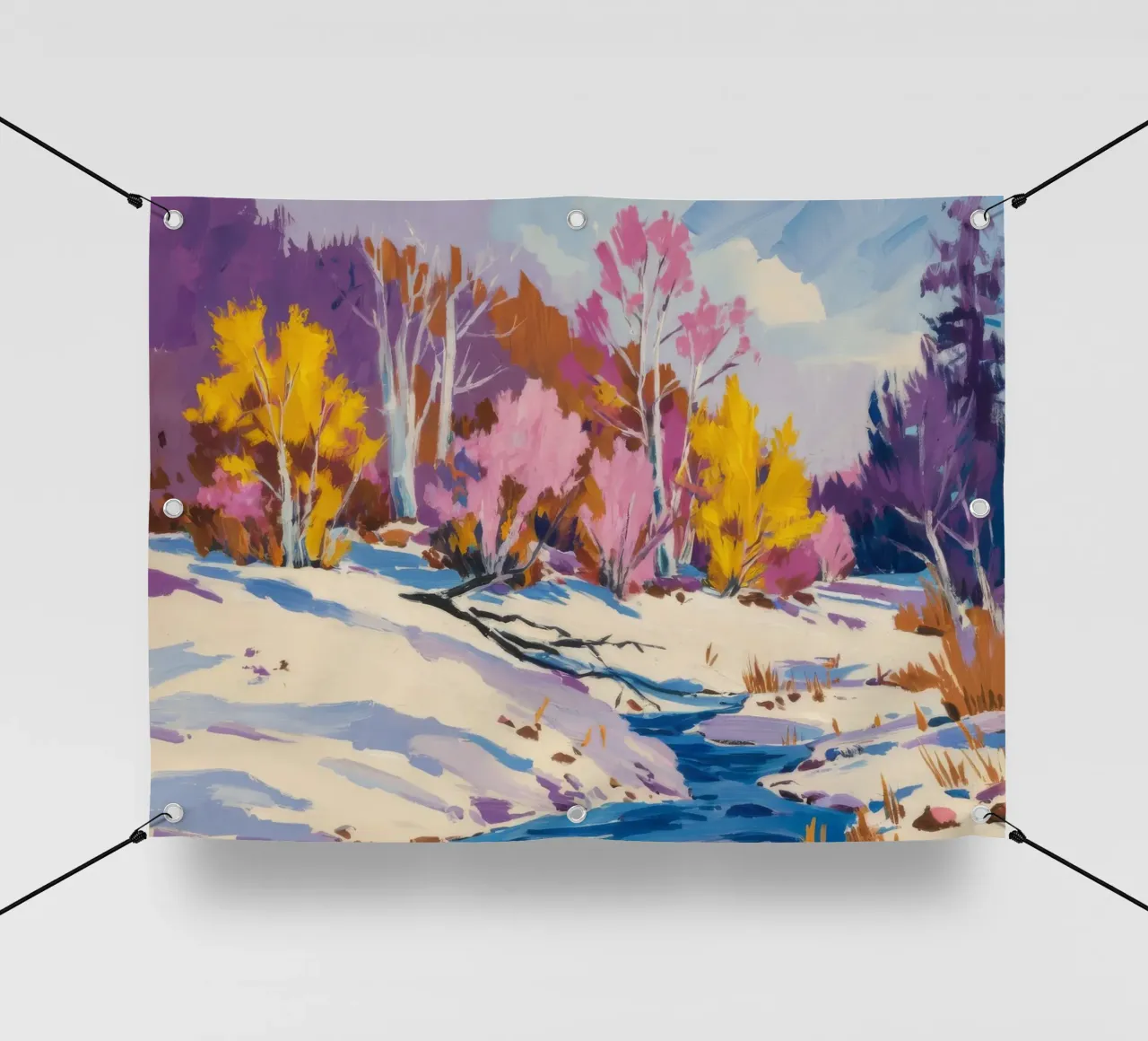 Le tinte persistenti dell'inverno telo in pvc da Celestial Harmony