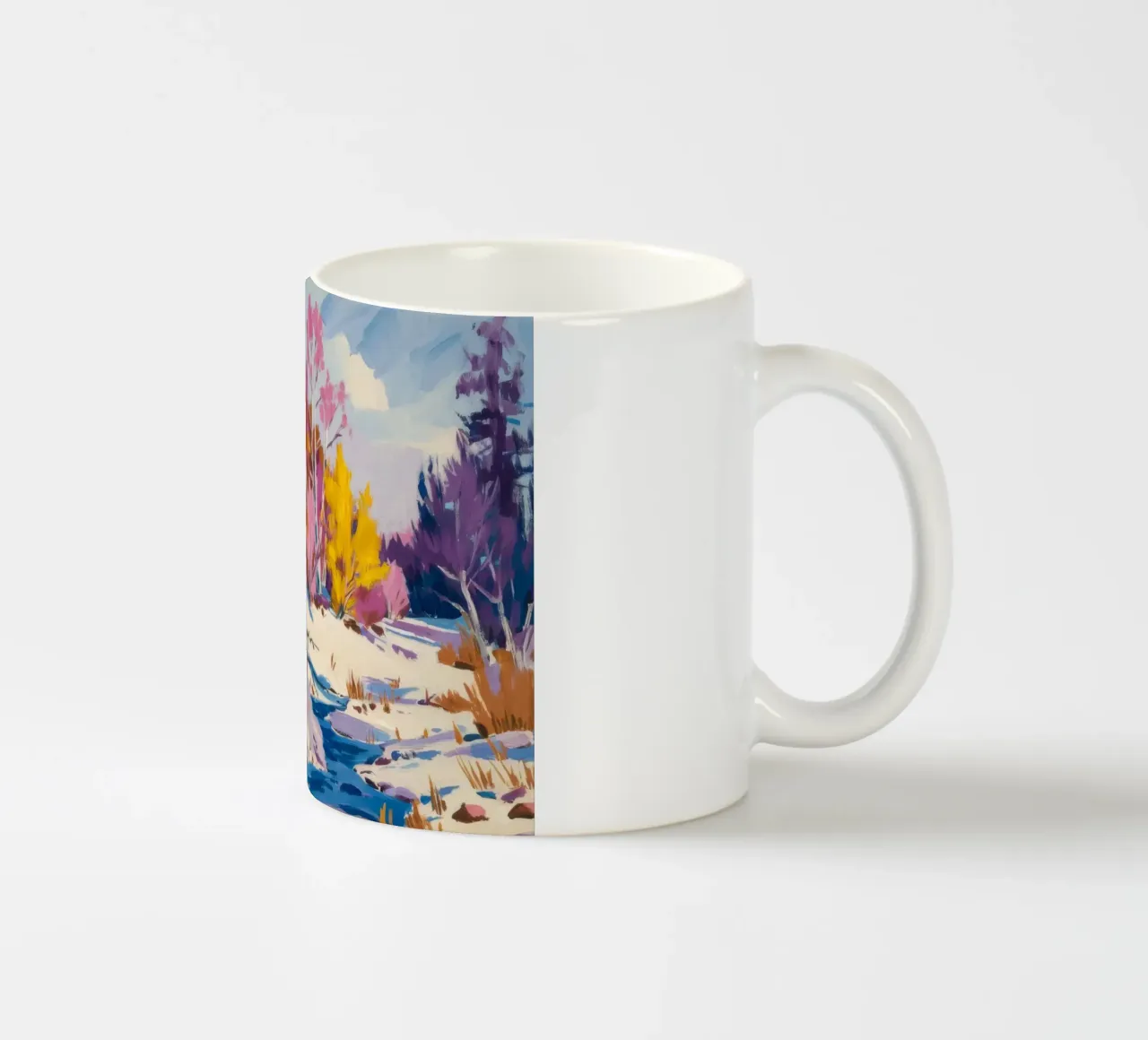 Le tinte persistenti dell'inverno tazza in ceramica da Celestial Harmony