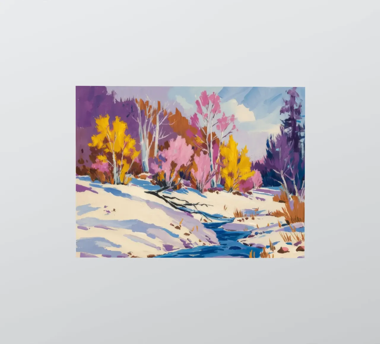 Die anhaltenden Farben des Winters Sticker von Celestial Harmony