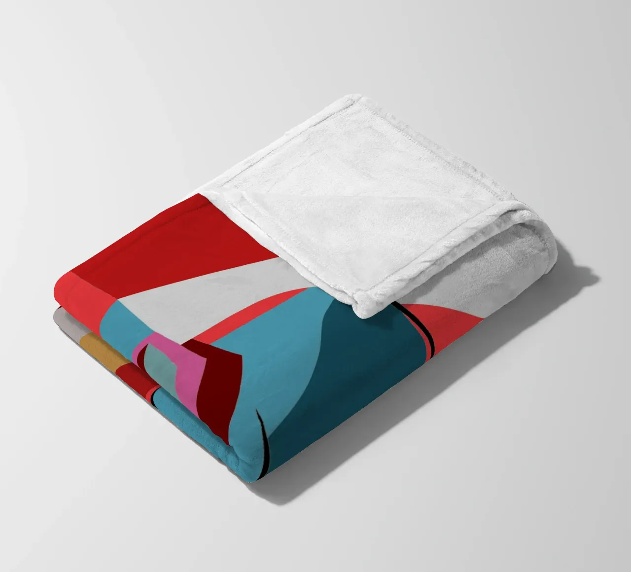 elephant vector art drawing fleece blanket by alghonee