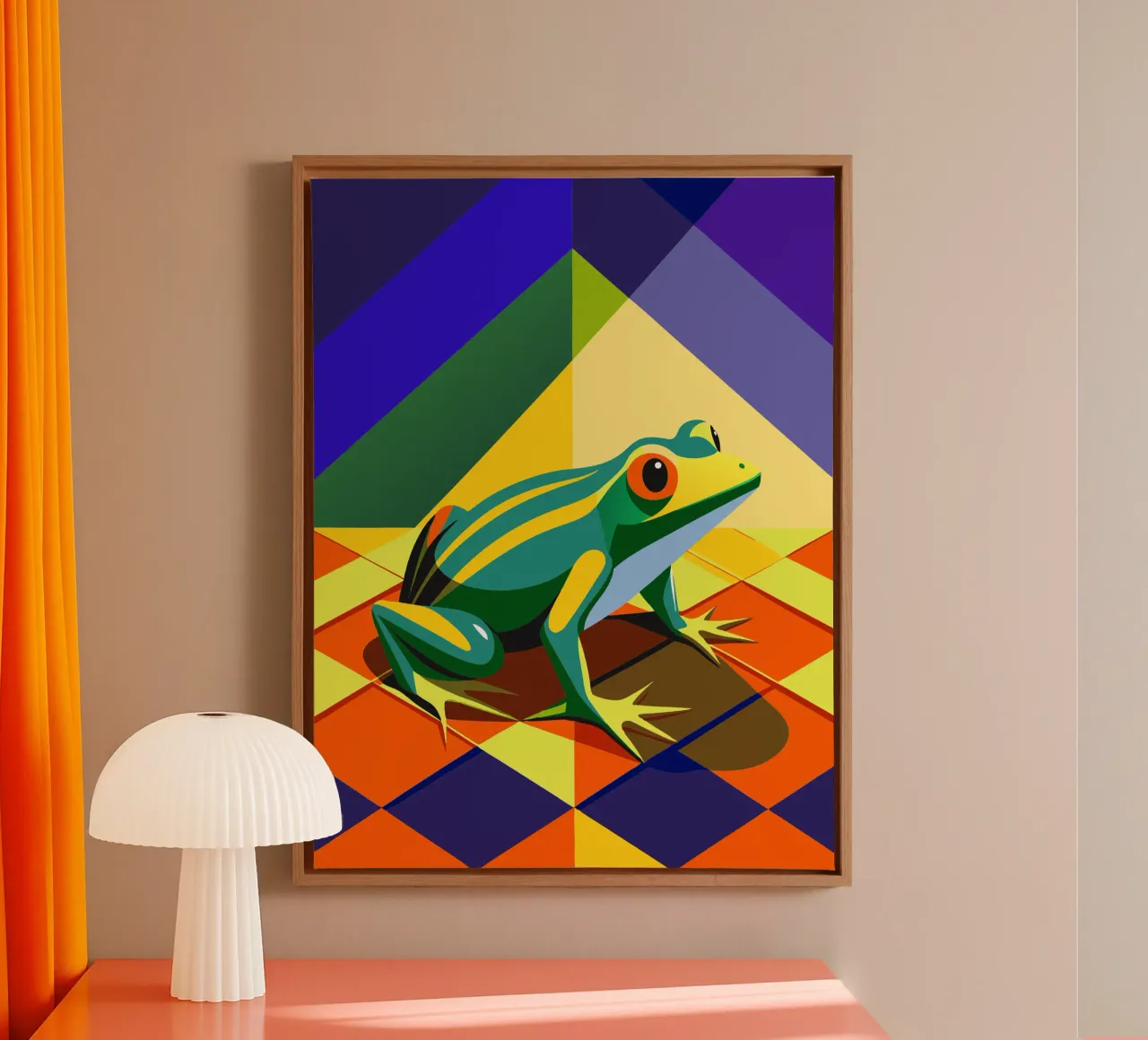 frog vector art drawing canvas by alghonee