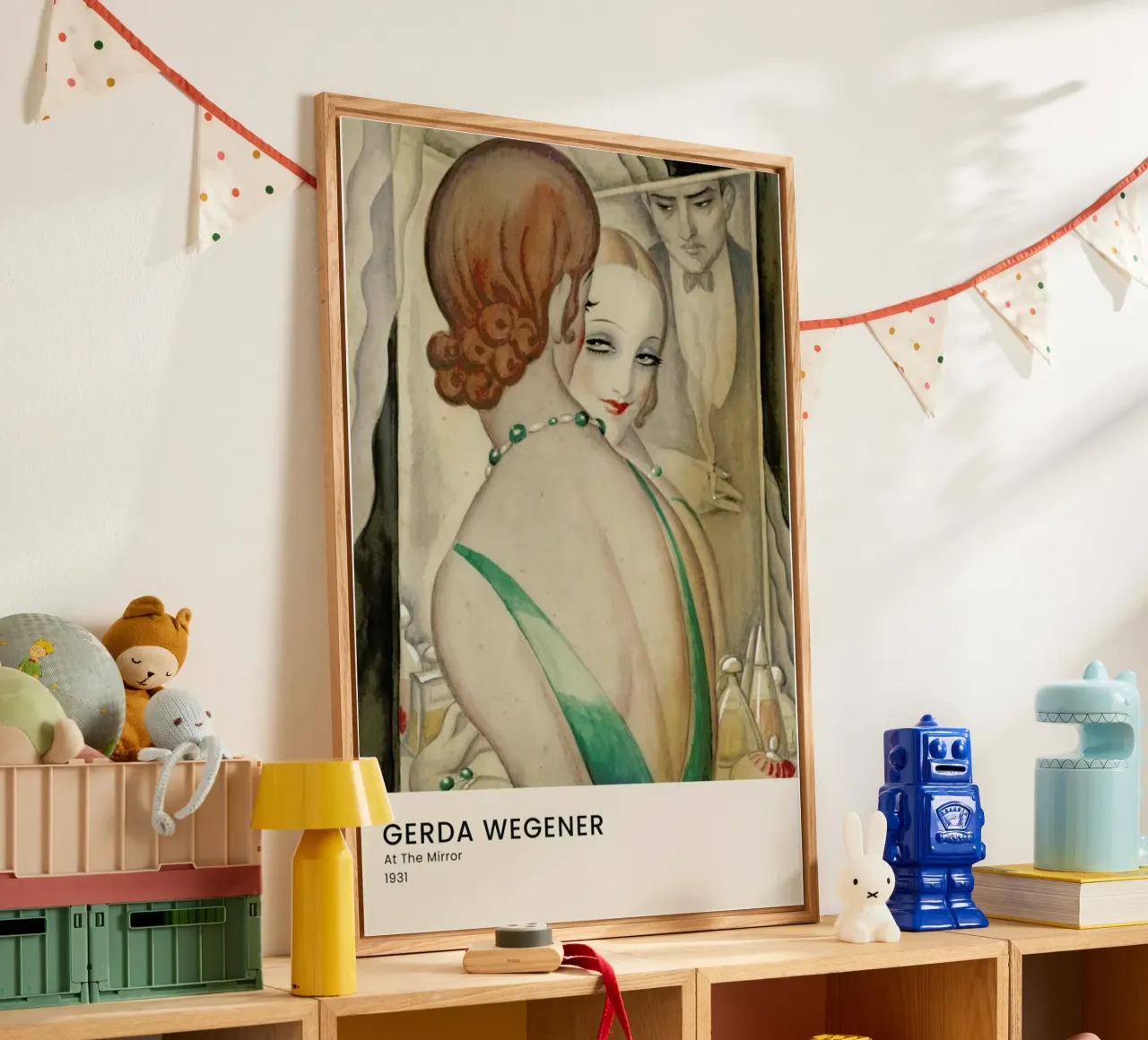 Gerda Wegener - At The Mirror plexiglass da Vintage by JUNIQE