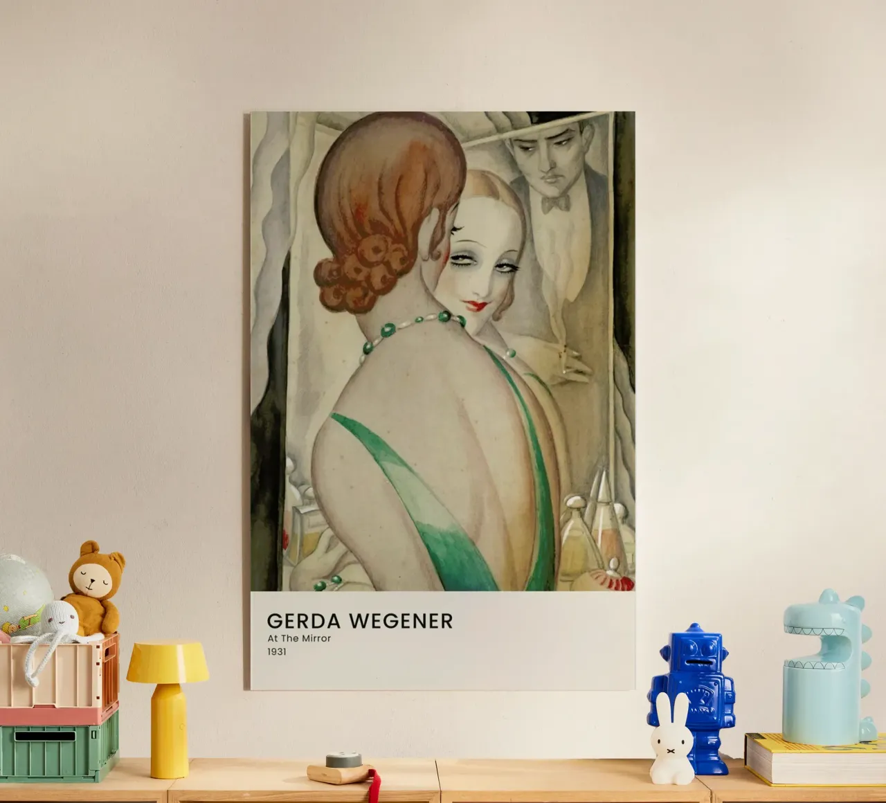 Gerda Wegener - At The Mirror plexiglass da Vintage by JUNIQE