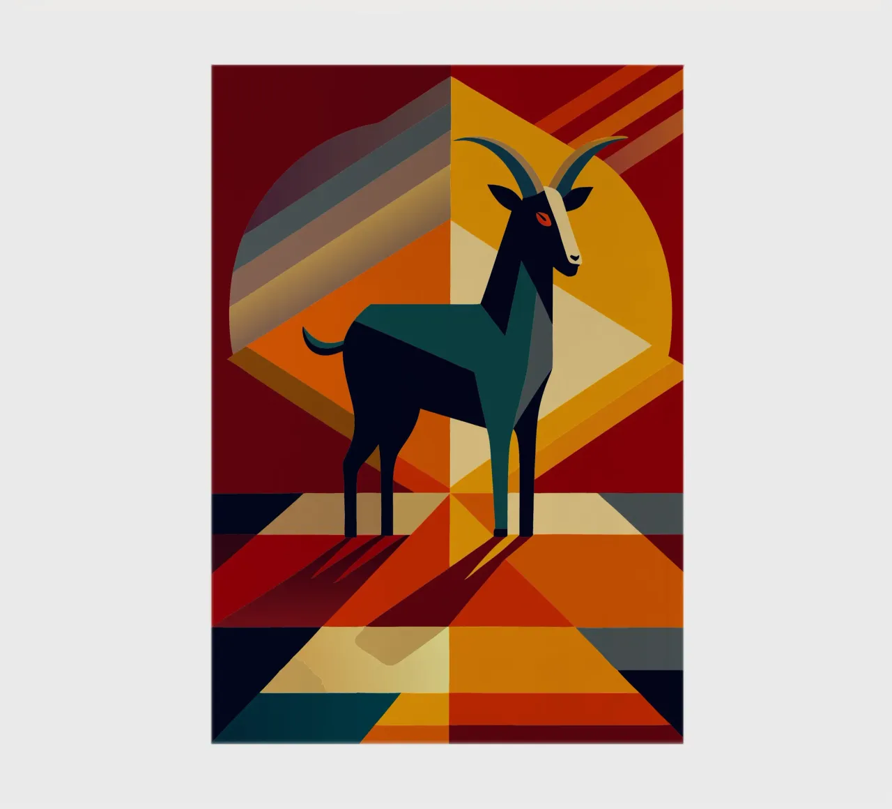 goat vector art drawing notebook by alghonee
