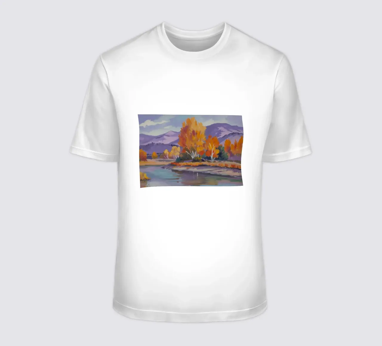 Calma d'oro in riva al mare t-shirt da Celestial Harmony