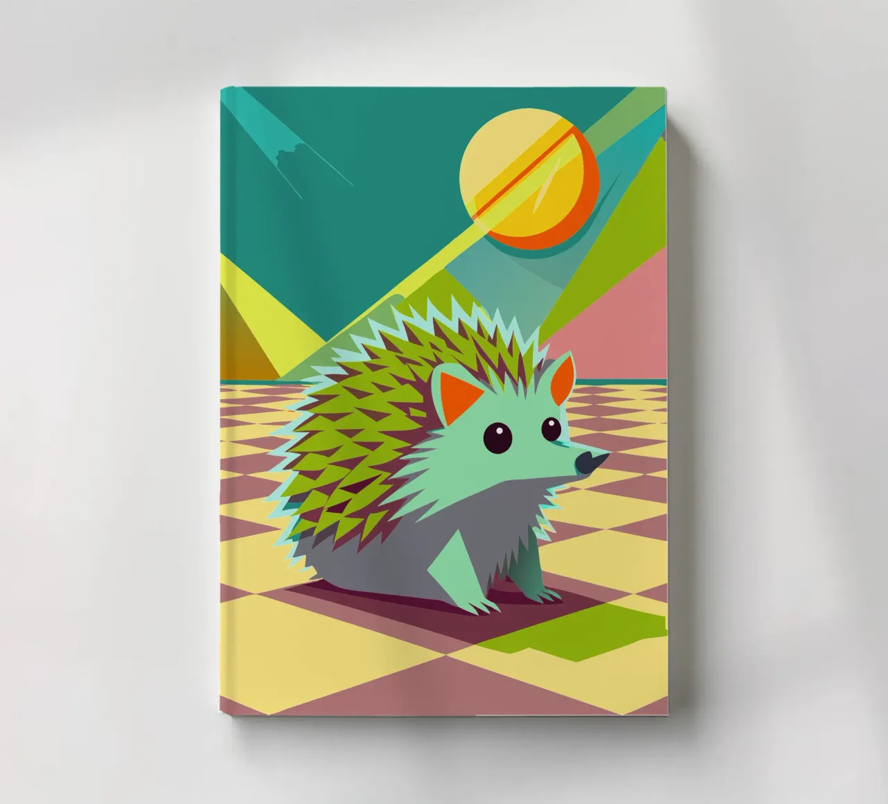 igel vektor kunst zeichnung Notizbuch von alghonee