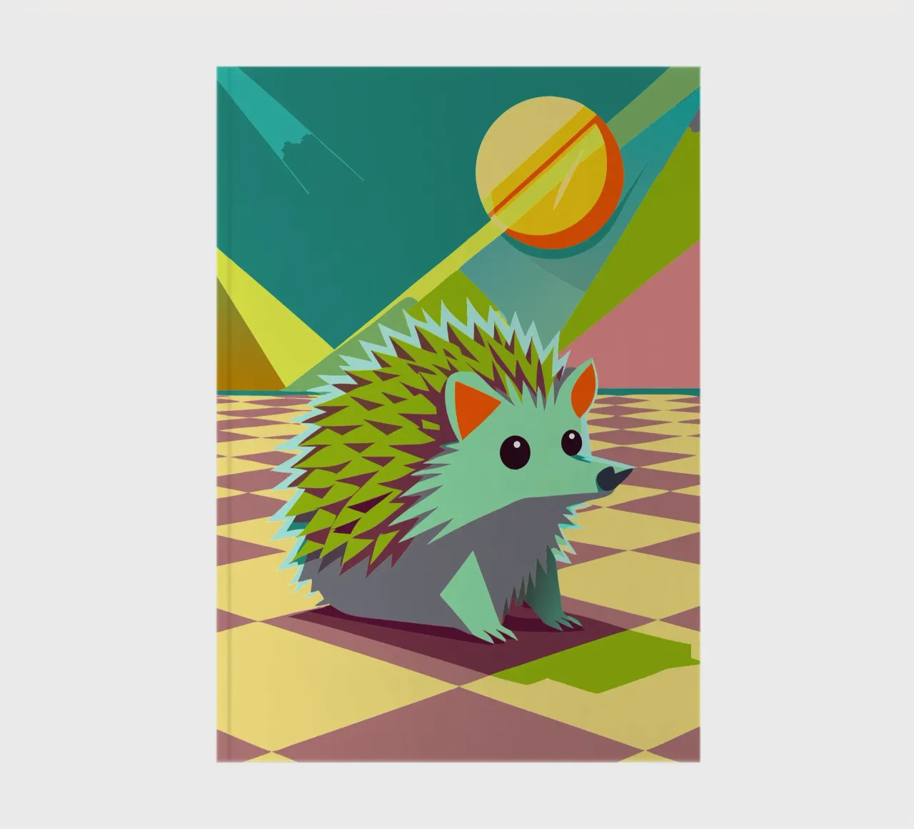 igel vektor kunst zeichnung Notizbuch von alghonee