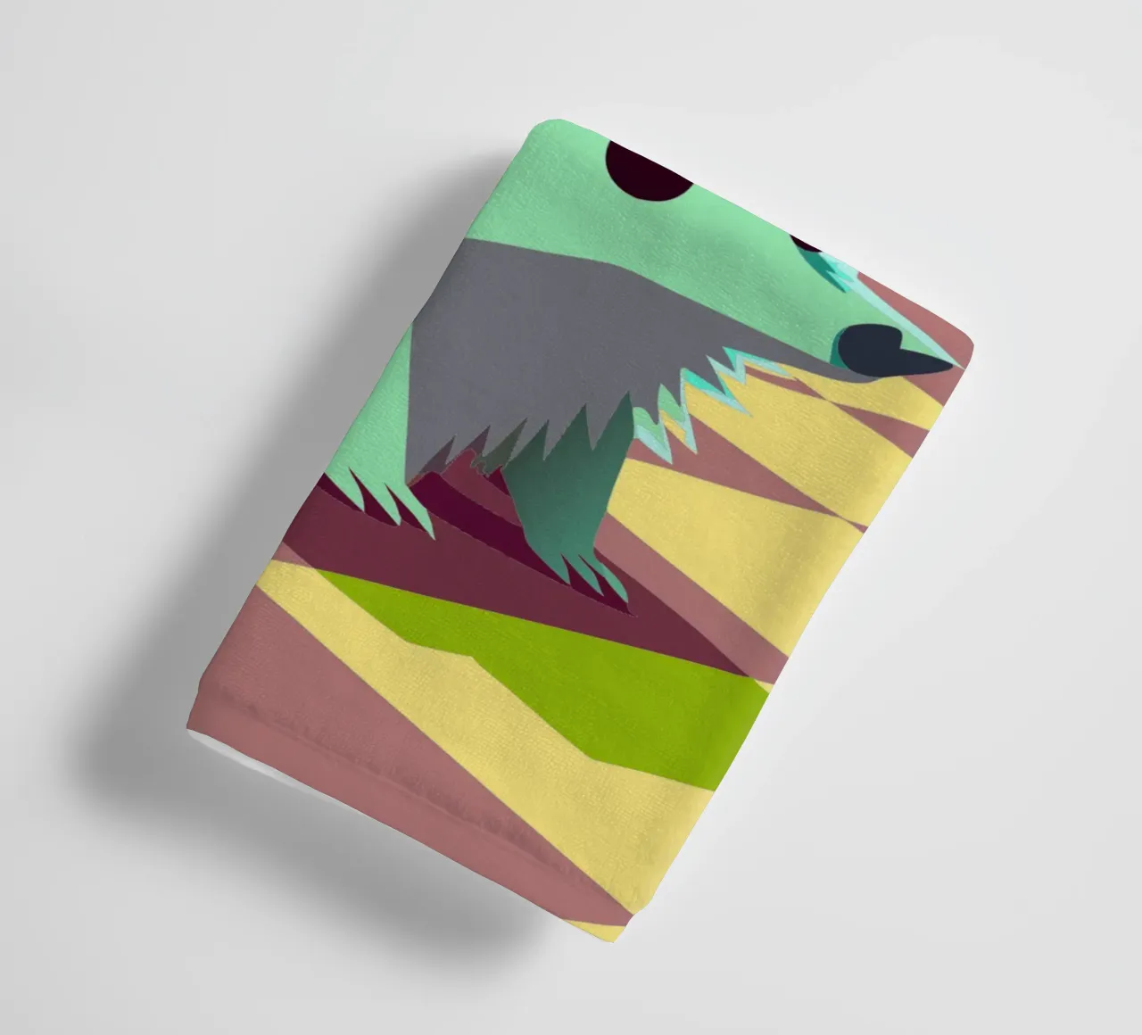 hedgehog vector art drawing towel by alghonee