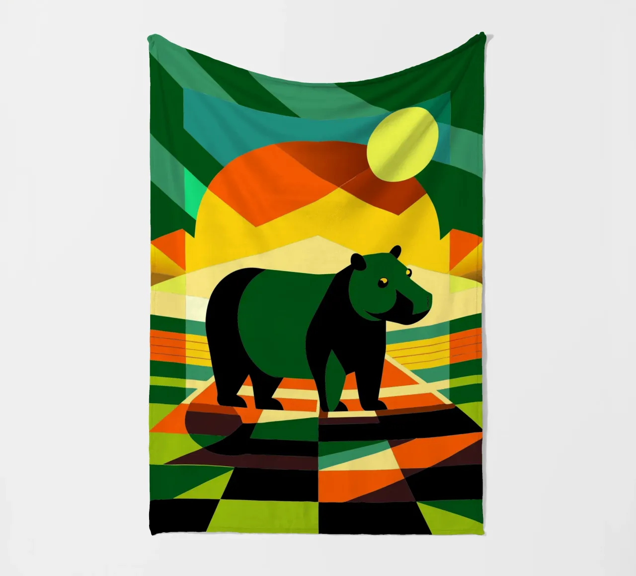 Nilpferd Fleecedecke von alghonee