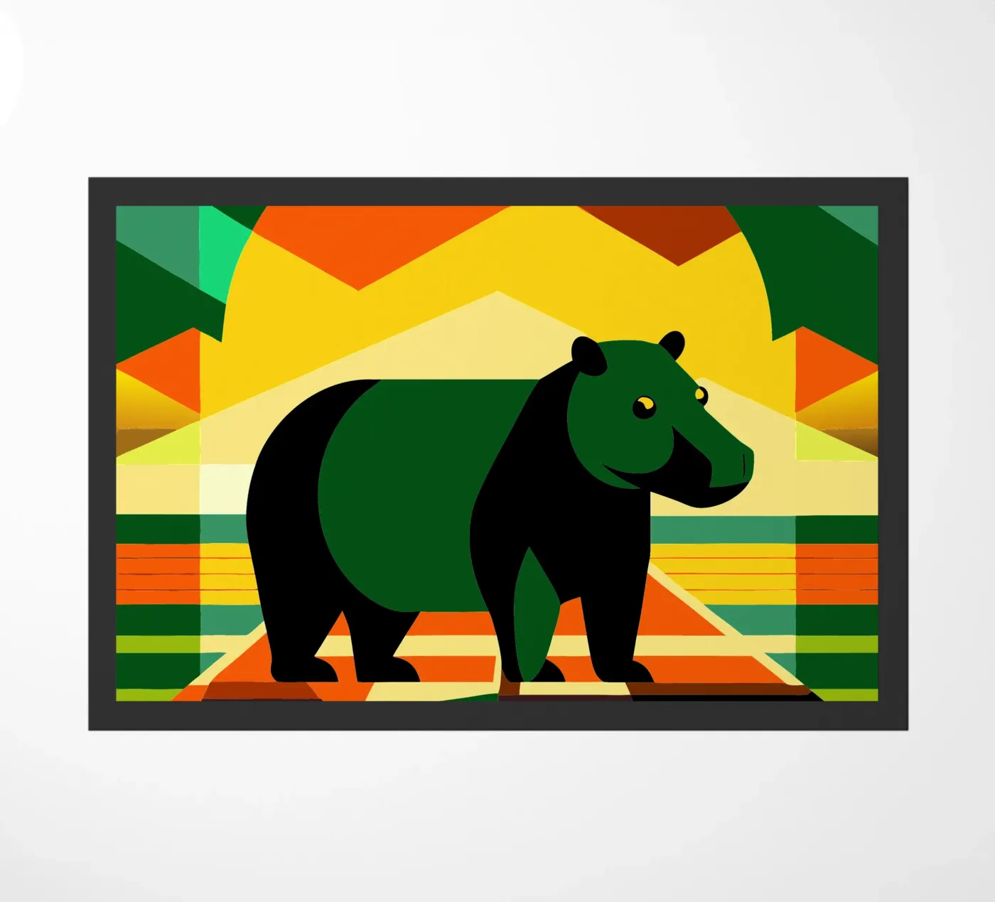 hippopotamus Fußmatte von alghonee