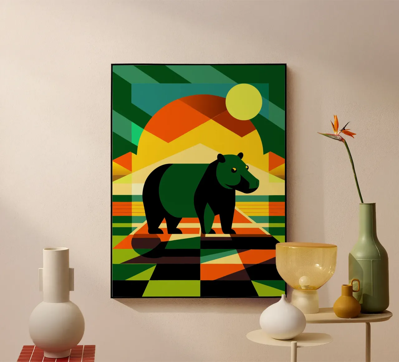 ippopotamo plexiglass da alghonee