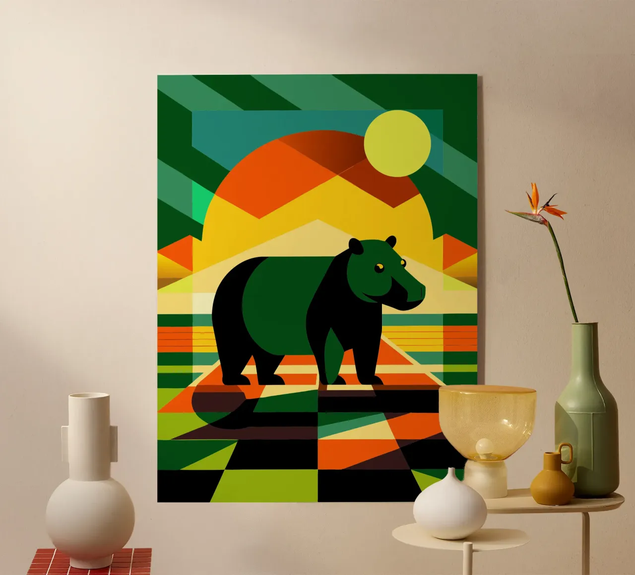 ippopotamo plexiglass da alghonee