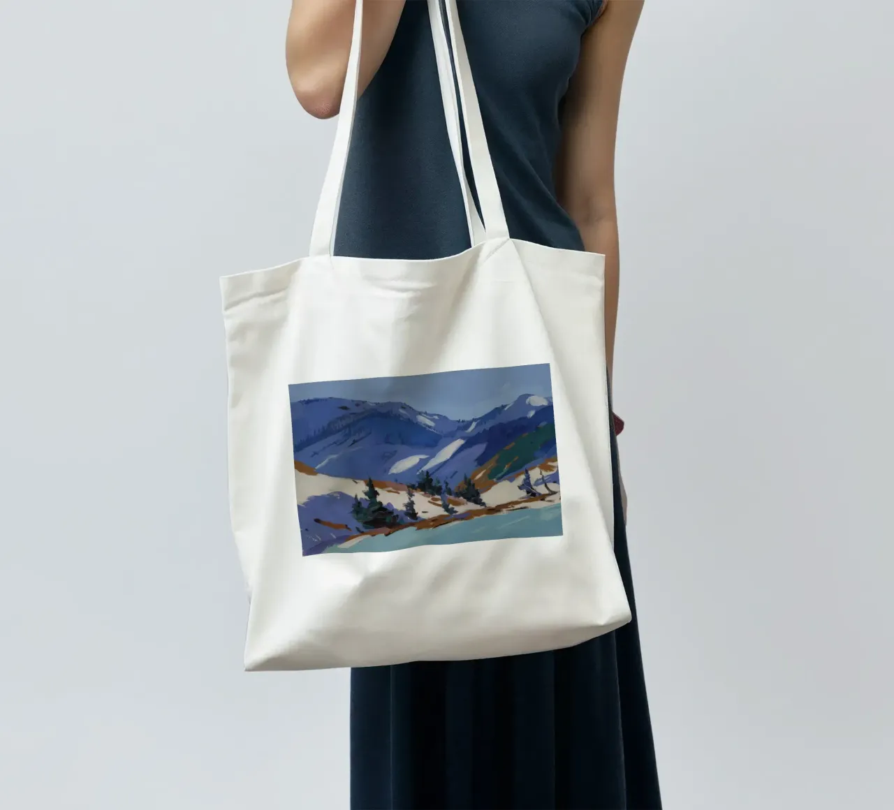 Azure Peak Shards tote bag by Celestial Harmony