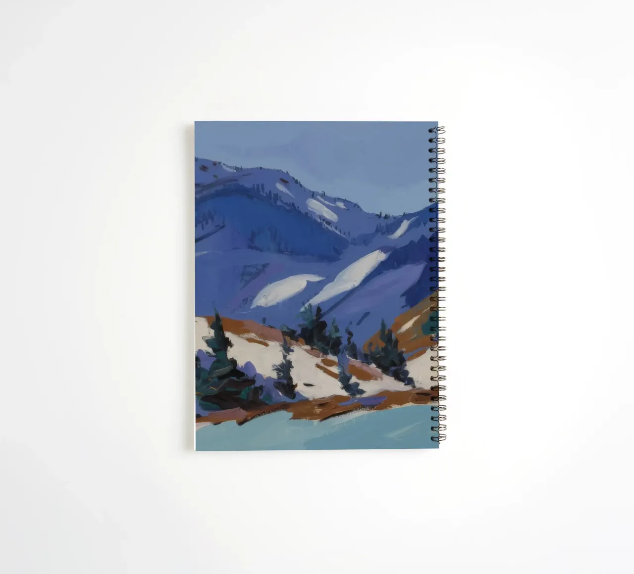 Azure Peak Shards spiral notebook by Celestial Harmony