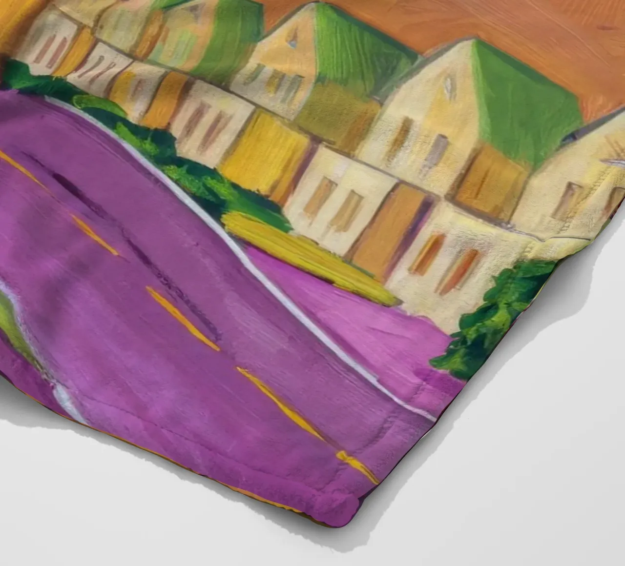 Linee elettriche psichedeliche coperta in pile da Silk Palette