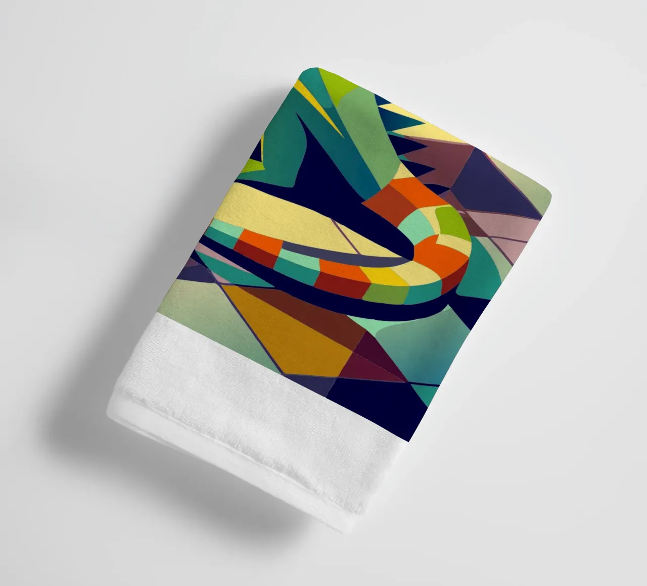 iguana vector art drawing towel by alghonee