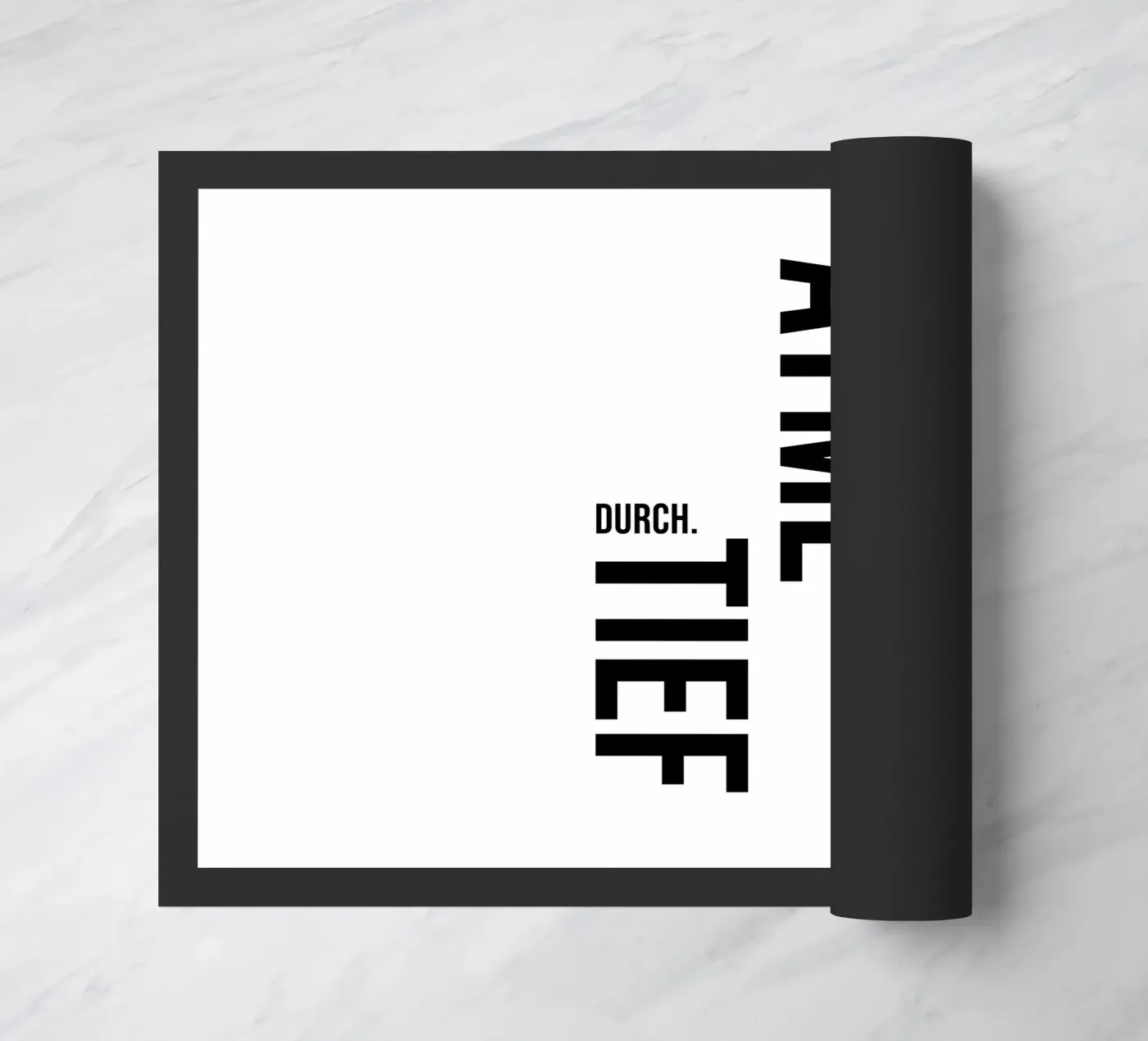Breathe deeply deurmat van YV TYPOGRAPHY