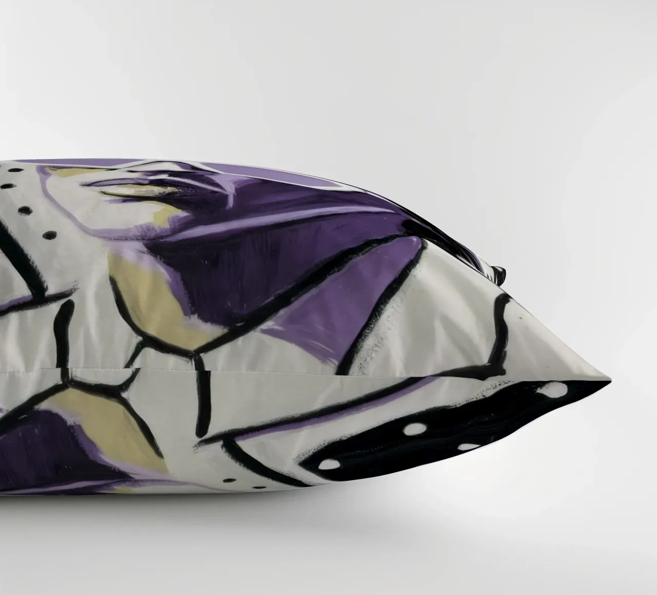 Galactic Retro Gaze decorative cushion by Silk Palette