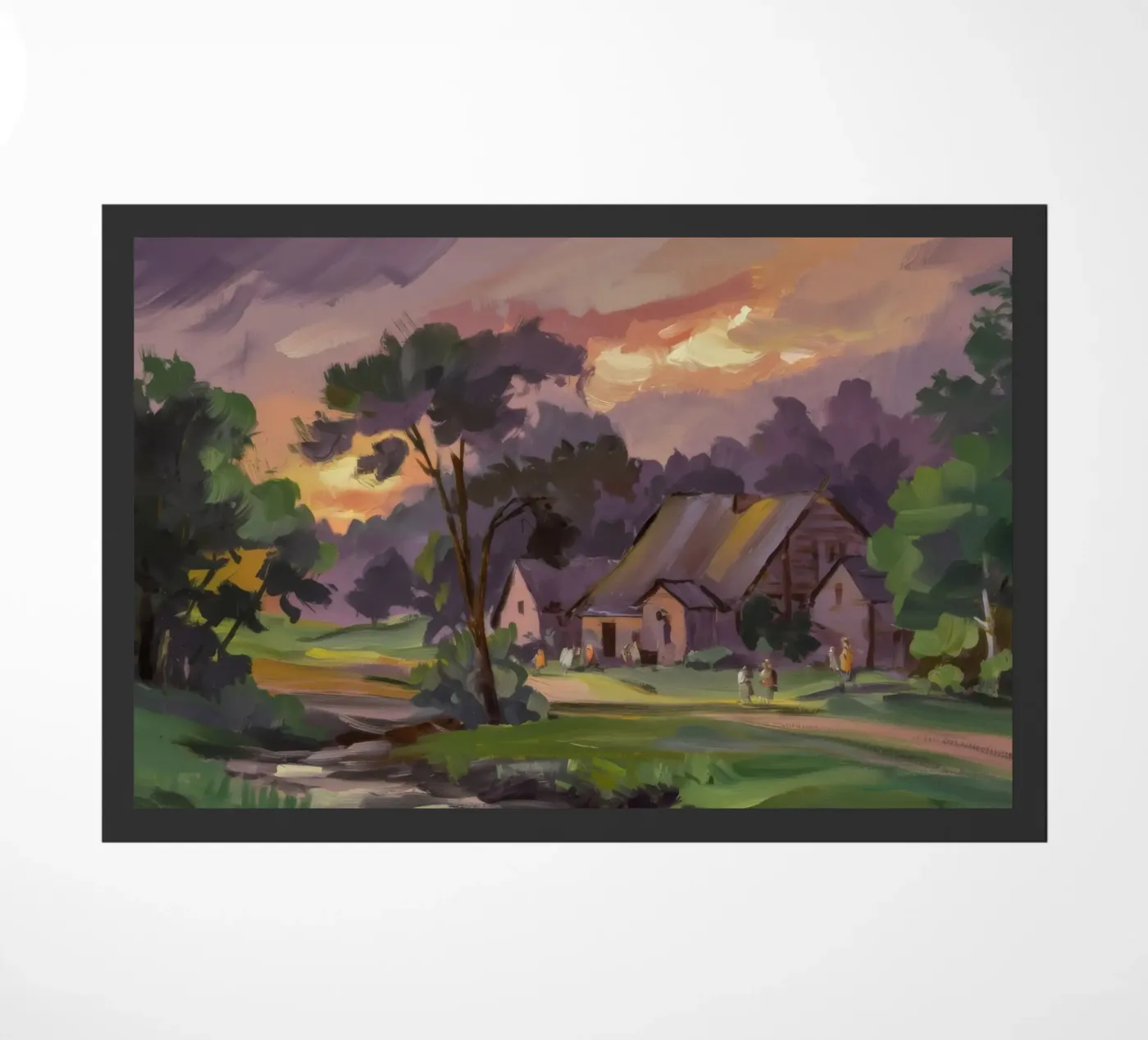 Dusky Thatch Glow doormat by Celestial Harmony