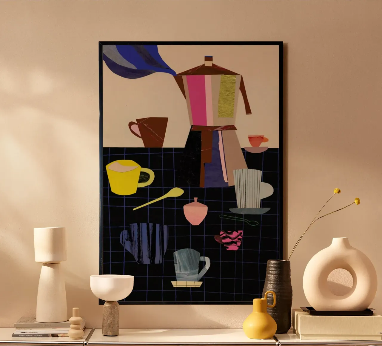 With Friends poster con telaio in plastica da Rinah Lang