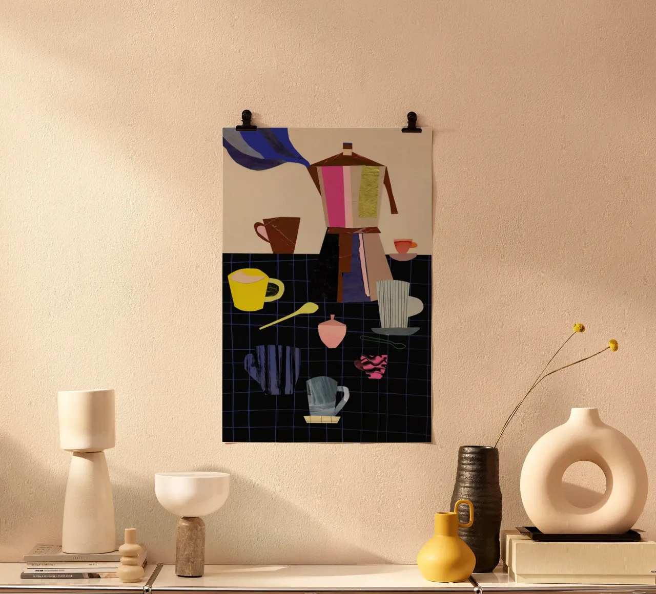 With Friends poster con telaio in plastica da Rinah Lang