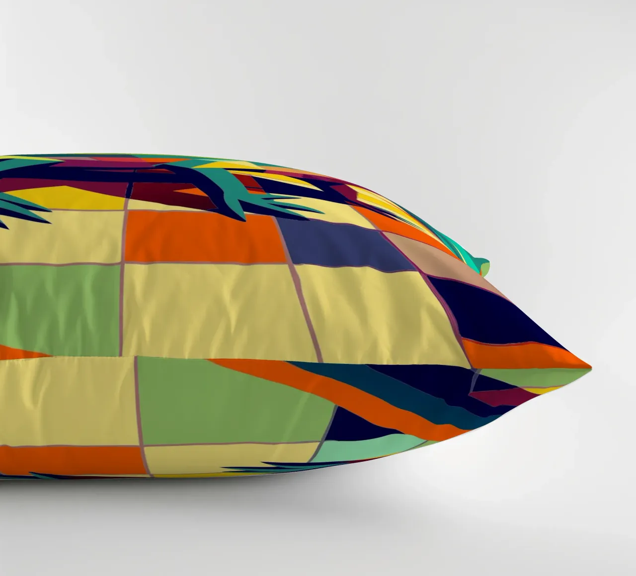 komodo vector art drawing decorative cushion by alghonee