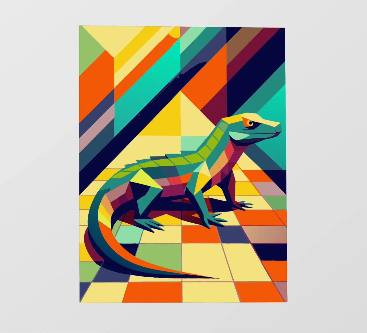 komodo dessin vectoriel bâche pvc de alghonee