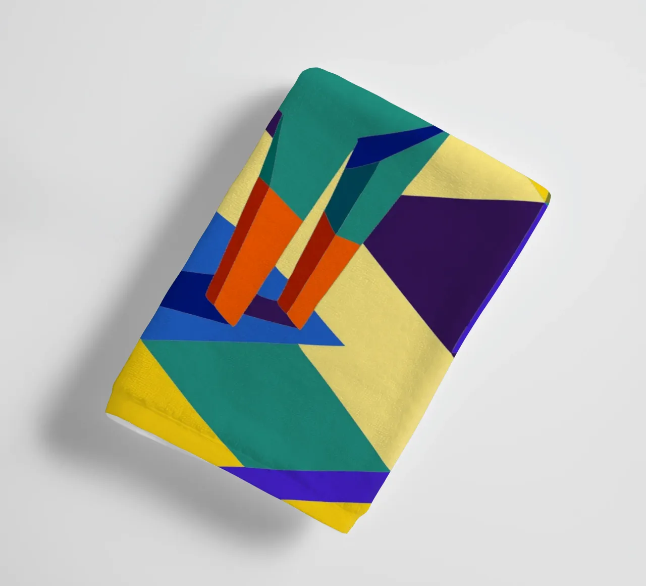 llama vector art drawing towel by alghonee