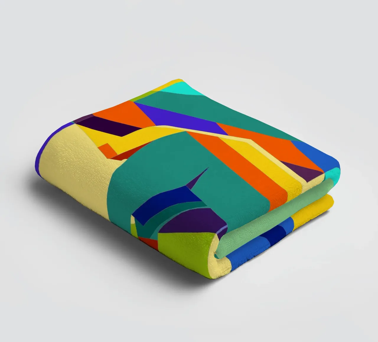 llama vector art drawing towel by alghonee