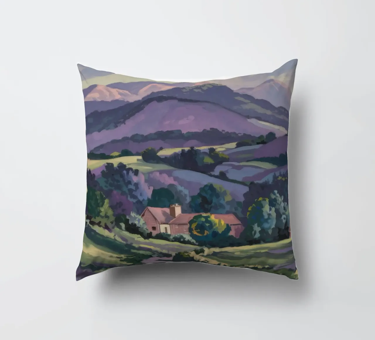 Verdant Valley Repose decorative cushion by Celestial Harmony