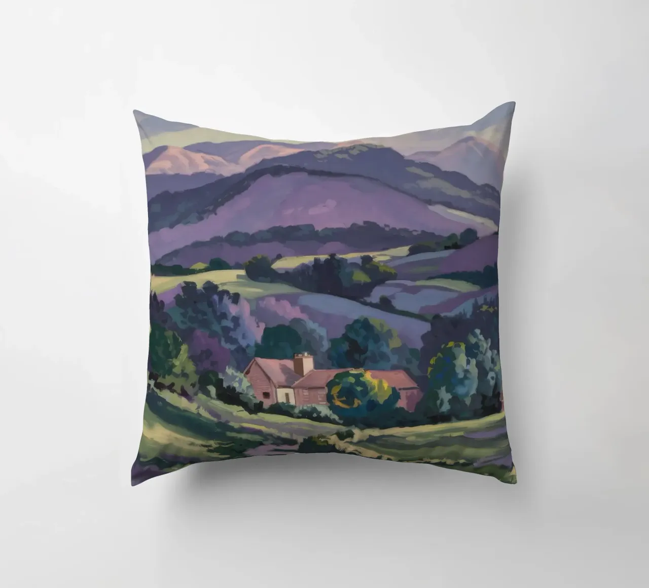 Verdant Valley Repose decorative cushion by Celestial Harmony
